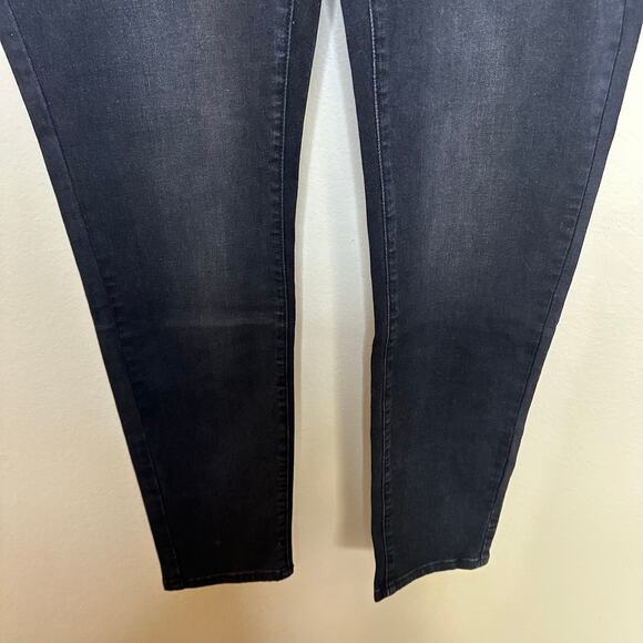One Teaspoon Freebirds Low Waist Stretch Skinny Denim Jeans Black Plus Size 18 - Picture 5 of 8